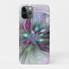 Farbenfrohe Fantasie Abstrakt Modernes Fraktal Blu Case-Mate iPhone Hülle