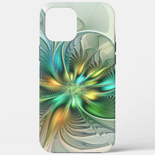 Farbenfrohe Fantasie Moderne Abstrakte Blume Frakt Case-Mate iPhone Hülle