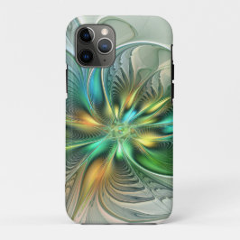 Farbenfrohe Fantasie Moderne Abstrakte Blume Frakt Case-Mate iPhone Hülle
