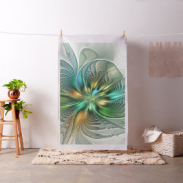 Farbenfrohe Fantasie Moderne Abstrakte Blume Frakt Stoff