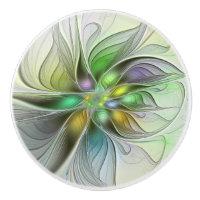 Farbenfrohe Fantasy-Blume Modernes Abstraktes Frak