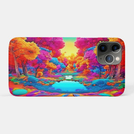 Farbenfrohe Fantasy Landschaft Case-Mate iPhone Hülle