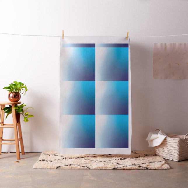 Farbenfrohe Farbgebung Pillow Square Blau Stoff (Beispiel)