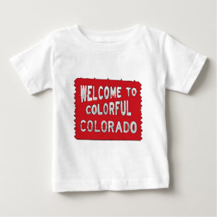 Farbenfrohe Farbtöne Baby T-shirt