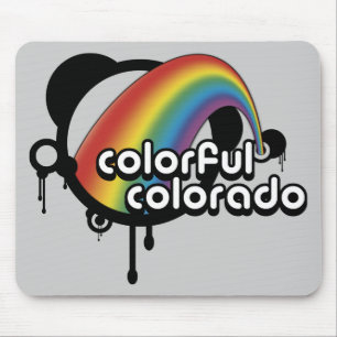 farbenfrohe Farbtöne. Mousepad