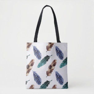 Farbenfrohe Federn Stammgefühl Tasche