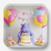 Farbenfrohe Feier mit Adorable Hippo