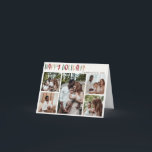 Farbenfrohe Feiertage mit grünem Glück nach fünf F Feiertagskarte<br><div class="desc">Diese farbenfrohe, glückliche Ferienkarte mit fünf Fotos ist perfekt für Ihren fröhlichen, kreativen und hellen Urlaub. Es ist ein einzigartiger, spielerischer, moderner Schriftart in Rot, Boho Bräune und heller und dunkelgrüner Farbe, die für ein fröhliches, saisonales Ambiente sorgen. Wenn Sie Ihren Lieben den dunklen Winter mit niedlichem Feiertagsjubeln näher bringen...</div>