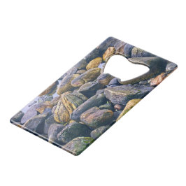 Farbenfrohe Felsen Geldbeutel Flaschenöffner