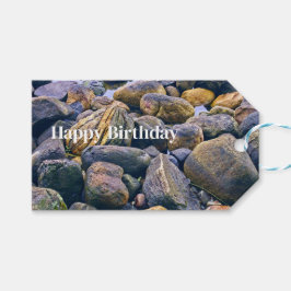 Farbenfrohe Felsen Geschenkanhänger