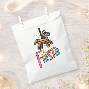 Farbenfrohe Fiesta Piñata Geschenktütchen