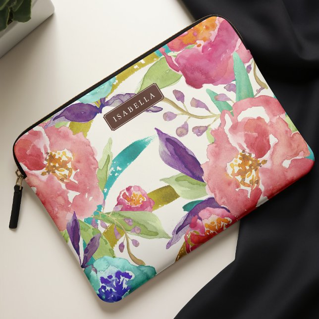 Farbenfrohe Florenz Laptopschutzhülle (Von Creator hochgeladen)