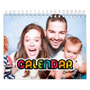 Farbenfrohe Foto Kalender 2026
