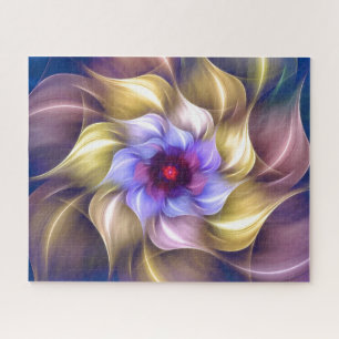 Farbenfrohe Fraktal-Blume