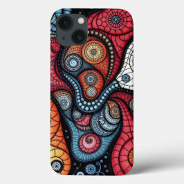 Farbenfrohe Fraktal Spirituosen Case-Mate iPhone Hülle