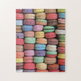 Farbenfrohe französische Macaron-Muster