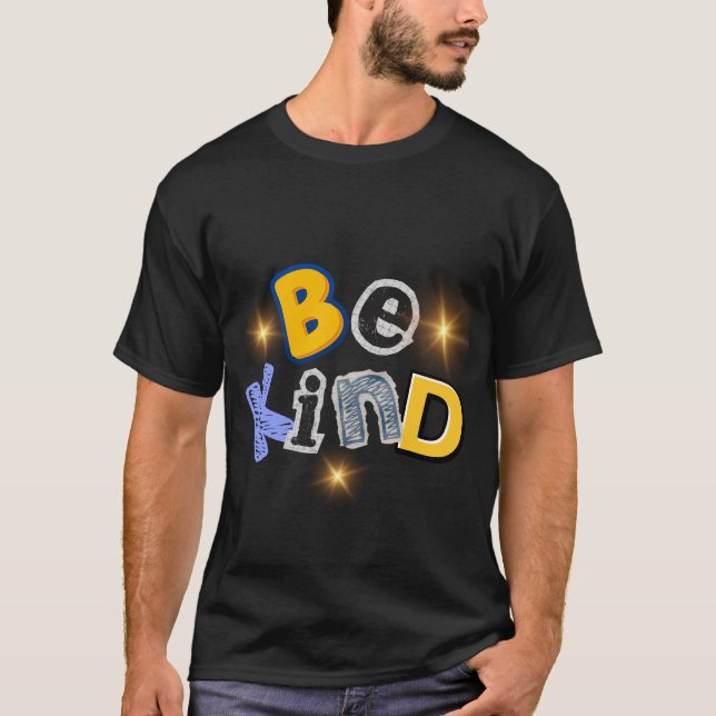 Farbenfrohe, freundliche Buchstabenkollektion T-Shirt (Vorderseite)