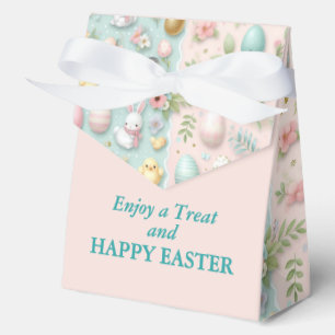 Farbenfrohe Frohe Ostern 4"b x 2"l x 5"h Geschenkschachtel