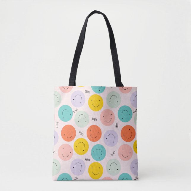 Farbenfrohe, fröhliche Gesichtspflege Tasche (Vorderseite)