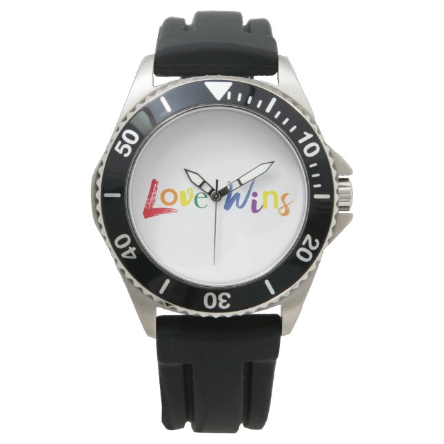 Farbenfrohe, fröhliche, kreative Gestaltung der Li Armbanduhr (Vorderseite)