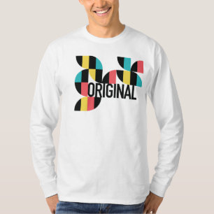 Farbenfrohe, fröhliche, trendige Gestaltung des Or T-Shirt