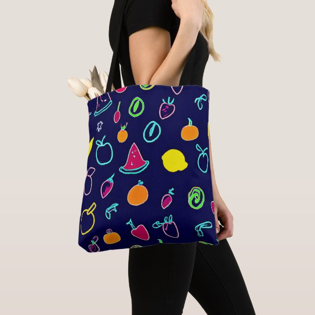 Farbenfrohe Frucht Fantasia Design Tasche (Von Nahem)