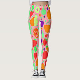Farbenfrohe fruchtbare Spektralmuster Leggings