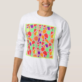 Farbenfrohe fruchtbare Spektralmuster Sweatshirt