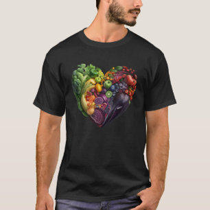 Farbenfrohe Früchte und Veggie Der Garten des gesu T-Shirt