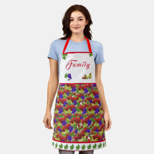 Farbenfrohe Fruchtsaftküche Schürze
