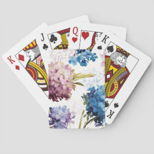 Farbenfrohe Frühlingsblumen Spielkarten