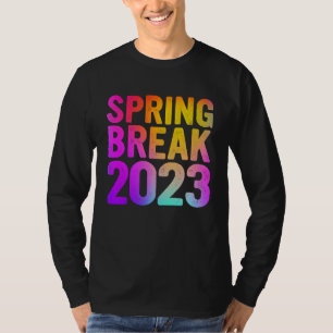 Farbenfrohe Frühlingsferien 2023 Stil-Matching-Gru T-Shirt