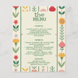 Farbenfrohe Frühlingsmarine Wildblume Meadow Garde