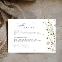Farbenfrohe Frühlingszeit Wildblume Wiese Hochzeit