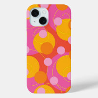 Farbenfrohe Fun Circles Polka Dots Juicy Pink Mage