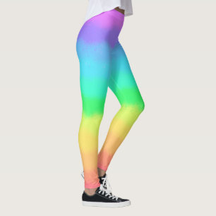 Farbenfrohe Fun Gefärbte Krawatte Regenbogen Yoga  Leggings