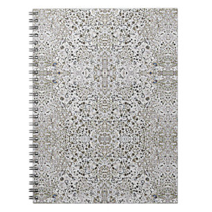 Farbenfrohe Galaxy Stars glänzen Muster Notizblock