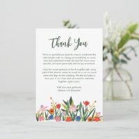 Farbenfrohe Garten-Blumen-Personalisierte-Nachrich