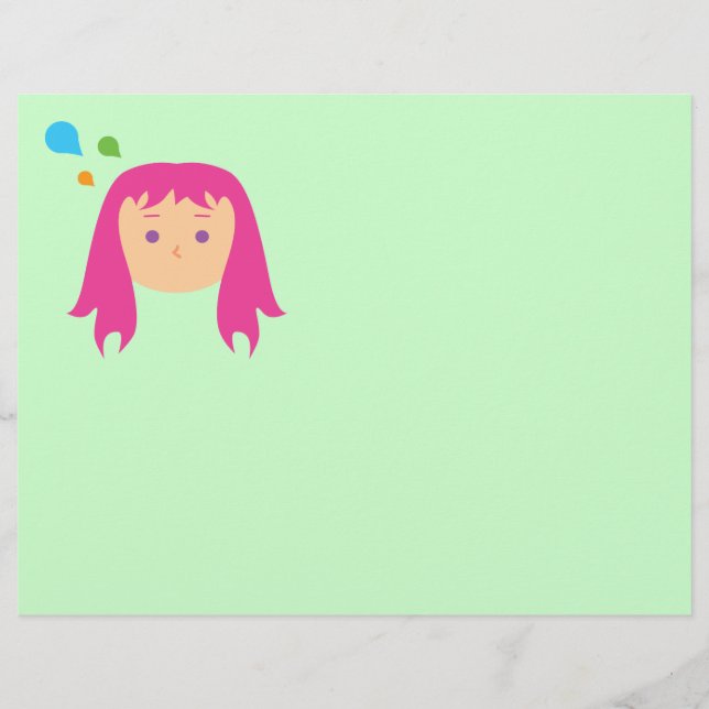 Farbenfrohe Gedanken (Vorderseite)