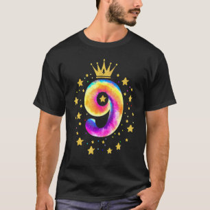 Farbenfrohe Gefärbte Krawatte 9 Jahre Alte Girls S T-Shirt