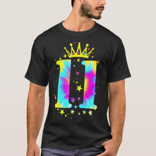 Farbenfrohe Gefärbte Krawatte Elf 11-jährige Mädch T-Shirt
