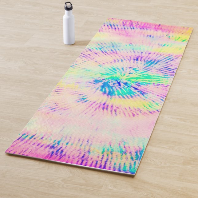 Farbenfrohe Gefärbte Krawatte Neon Summer Yogamatte (Beispiel)