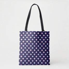 Farbenfrohe Gem Nahtloses Muster Tasche