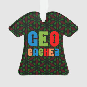 Farbenfrohe Geocacher Arrows Ornament