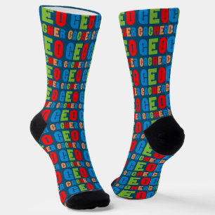 Farbenfrohe Geocacher Arrows Socken