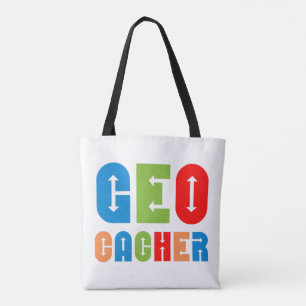 Farbenfrohe Geocacher Arrows Tasche