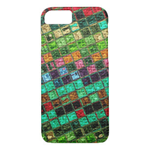 Farbenfrohe geometrische Burlap Rustic #15 Case-Mate iPhone Hülle