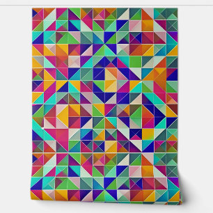 Farbenfrohe geometrische Muster Tapete