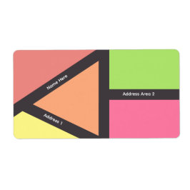 farbenfrohe geometrische Zeichen