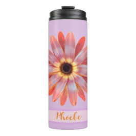 Farbenfrohe Gerbera Daisy Thermal Tumbler Thermosbecher
